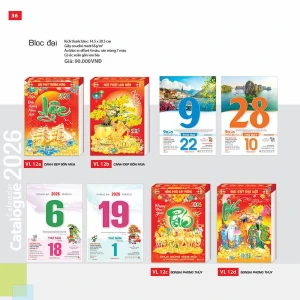 Lịch Bloc Rời 2026 Đại