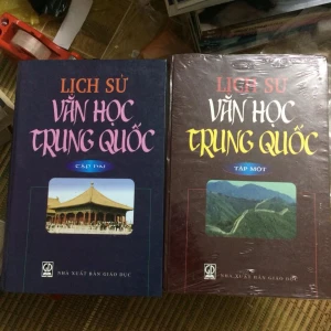 Lịch sử văn học Trung Quốc - Bộ 2 cuốn - Sách Cũ ABC