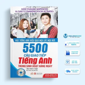 5500 Câu Giao Tiếp Tiếng Anh Trong Sinh Hoạt Hằng Ngày (Kèm Cd) - Vanlangbooks