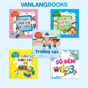 Bộ Bách Khoa Toàn Thư Cho Bé - Trường Học (Bộ 5 Cuốn) - Vanlangbooks