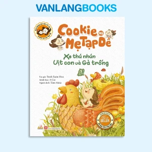 Cookie và mẹ Tạp Dề - Xe thú nhún vịt con và gà trống - Vanlangbooks