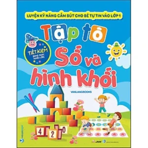 Tập Tô Số Và Hình Khối (Kèm Bút Lông Bảng)- Vanlangbooks
