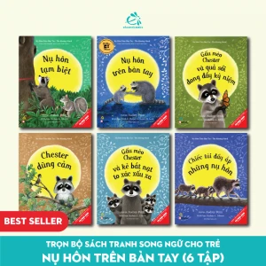 Trọn bộ Sách tranh song ngữ cho bé: Nụ hôn trên bàn tay (6 tập) - Ehomebooks