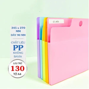 Bìa 5 ngăn hồ sơ gia đình lưu 130 tờ A4 Thiên Long DF-001