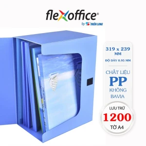 Bìa hộp Flexoffice PP 150-A4 FO-BF05