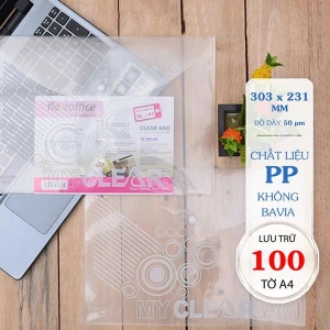 Bìa nút A4 Flexoffice có in FO-CBF05(FO-2434)