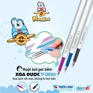 Bộ 2 ruột bút gel xóa được TP-GRE003 - Dùng cho bút Gel Mondee TP-GELE003