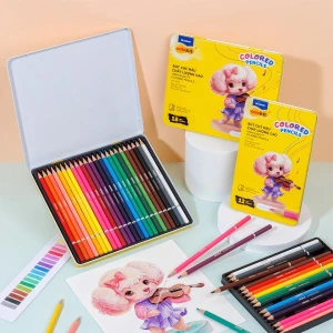 Bút chì 12/18/24 màu hộp thiếc Colored Pencils Thiên Long Colokit