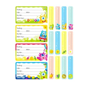 Nhãn vở Thiên Long Điểm 10 TP-NBL006