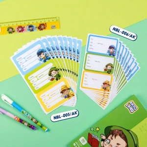 Nhãn vở Thiên Long - Nhân vật Akooland thế giới học cụ thần kỳ