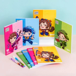 Tập học sinh 96 trang 4 ô ly vuông 2mm 80-100gsm Thiên Long - Akooland thế giới học cụ thần kỳ - Mẫu ngẫu nhiên