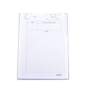 Túi 20 tờ đôi và 6 tờ đơn giấy kiểm tra 70gsm Thiên Long Điểm 10 TP-GKT015 kẻ ngang