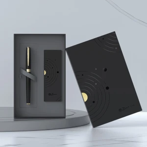 Bộ quà tặng bút Picasso Thiên Văn - Bút 717 RB cài vàng, 3 ruột bút