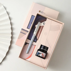 Bút Picasso 717 FGray nghệ thuật Morandi Bộ quà kèm lọ mực