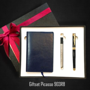 Bút Picasso 903 RB Bí mật của Picasso Bộ quà kèm sổ da V2