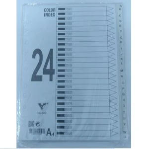 Bìa Phân Trang Nhựa 24 Chữ Cái giá tốt - chất lượng vppvinacom.vn