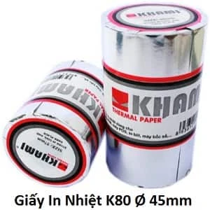 Giấy In Hóa Đơn Nhiệt k80 Ø 45mm Khami Giá Tốt Nhất vppvinacom.vn