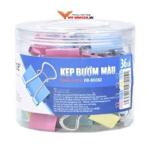 Kẹp Bướm Màu 19mm Flexoffice FO-DCC02