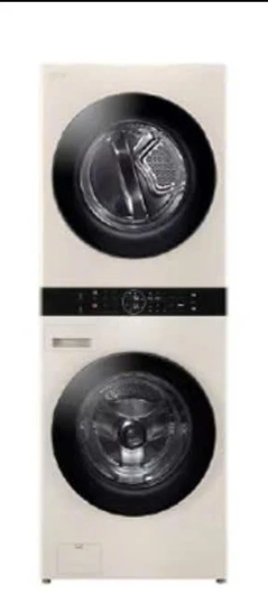 Tháp giặt sấy LG WT1410NHE WashTower Giặt 14kg/ Sấy 10kg Màu be