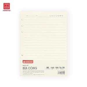 Ruột sổ bìa còng Hồng Hà B5 160 trang kẻ ngang - 3020