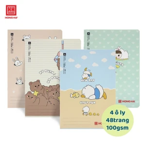 Vở 4 ô ly 48 trang Hồng Hà School Funny - 0606