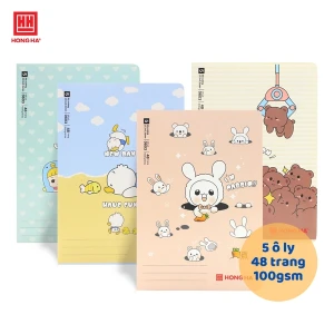 Vở 5 ô ly 48 trang Hồng Hà School Funny - 0603