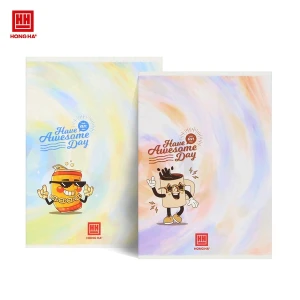 Vở kẻ ngang gáy may 72 trang Study Moka Hồng Hà - 1460