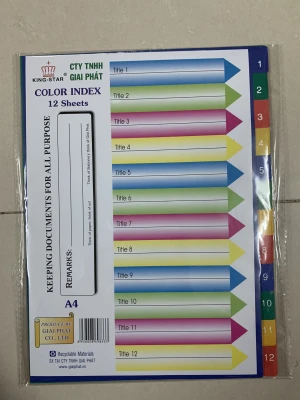 Bìa phân trang thương hiệu KingStar