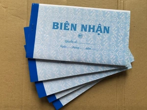 Biên nhận 1 liên 10.5 x 19 cm ( 50 tờ )