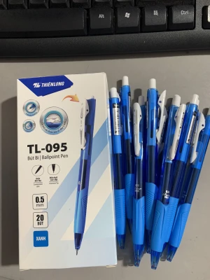 Bút bi Thiên Long TL-095 ngòi 0.5mm Mực xanh