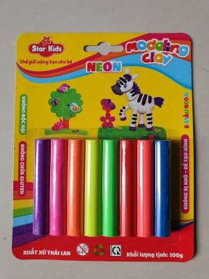 Đất nặn Star Kids 100g 8 màu
