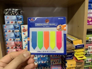 Giấy note phân trang đánh dấu 5 màu