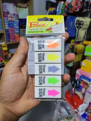 Giấy note Please Sign (Sign Here)