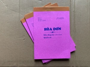Hoá đơn bán lẻ 1 liên 40 tờ 12.5 18.5 cm