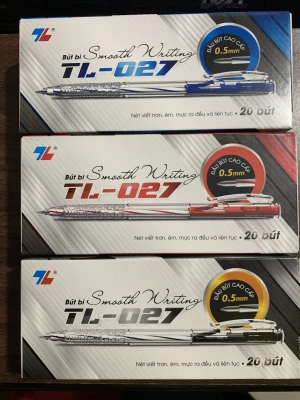 Hộp 20 bút bi Thiên Long TL027 0.5mm