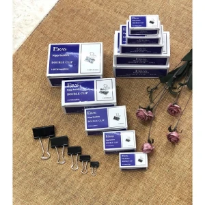 kẹp bướm sắt/inox ERAS các cỡ 15 / 19 / 25 / 32 / 41 / 51mm hộp 12 cái