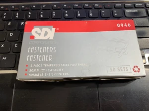 Nẹp cài Acco Sắt SDI (50 cái / hộp)