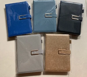 Sổ bìa da nút hít A5 JY14 ( khổ 210 x 140 mm) 110 trang