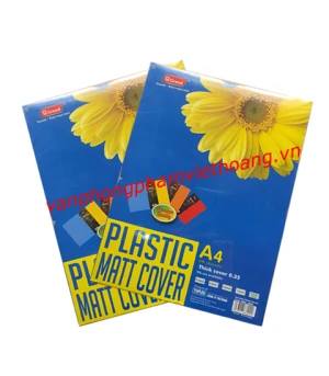 Bìa bóng kính Mika sần mờ A4 Pgrand TMG - 8209