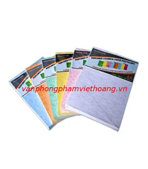 Bìa thơm A4 (Các màu, có hoa văn)