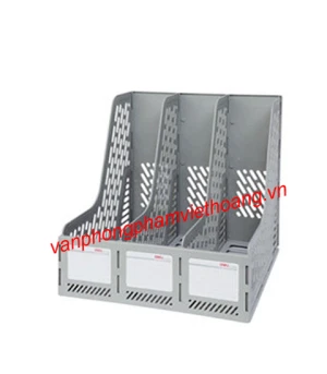 File nan nhựa 3 ngăn đứng Deli 9845