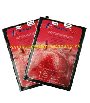 Giấy Couch in 2 mặt bóng A4 Kim Mai 160g