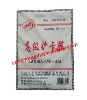 Giấy ép Plastic CP3 khổ A5 - 45 Mic (mỏng)