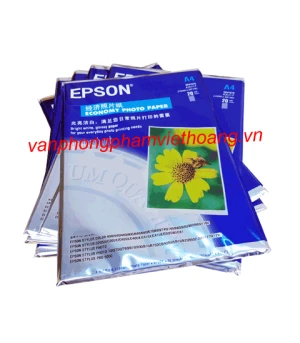 Giấy in ảnh 1 mặt A4 Epson Hoa Cúc