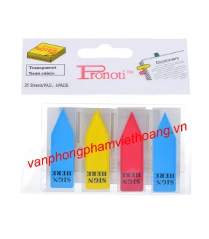 Giấy Note trình ký Pronoti SIGN HERE 46125