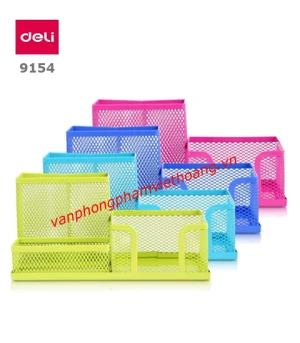 Khay cắm bút lưới sắt Deli 9154