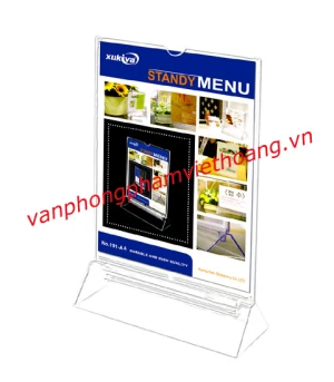 Khay Menu Mika A4 (chân tam giác)