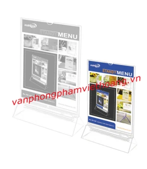 Khay Menu Mika A6 (chân tam giác)