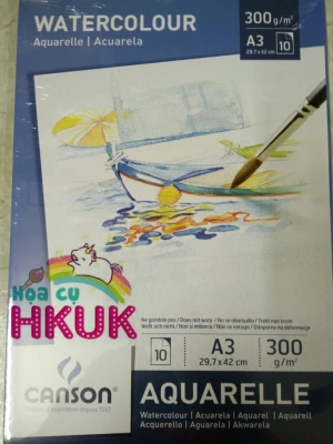 A3 - Canson Aquarelle watercolour Acid Free France CP - Cold Press - 300g