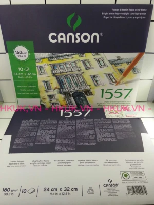 Canson Pháp dành cho màu chì bản nội địa 160gsm 10 tờ